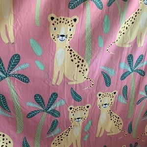 Leopard Cats Pink Shower Curtain